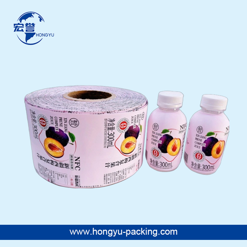 西梅果汁饮品收缩标签