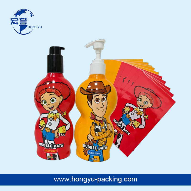 pet热收缩膜日化瓶收缩标签